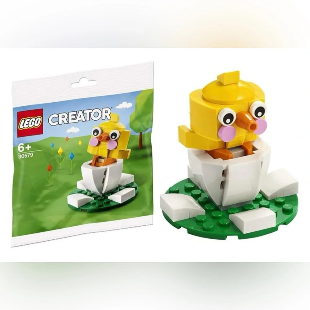LEGO Bundle of 2 Sets: #30579 Easter Chick Egg and #30583 Easter Bunny, NEW